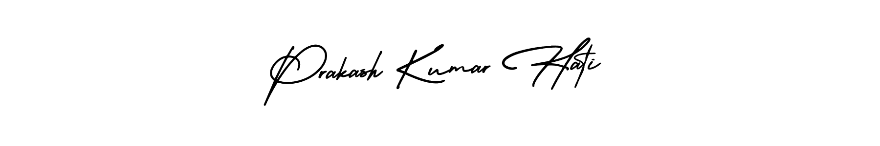 Make a beautiful signature design for name Prakash Kumar Hati. Use this online signature maker to create a handwritten signature for free. Prakash Kumar Hati signature style 3 images and pictures png