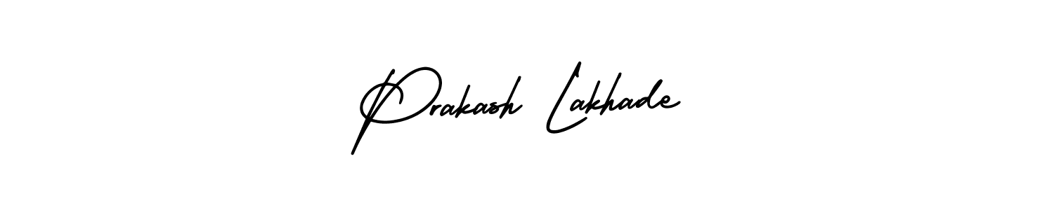 How to Draw Prakash Lakhade signature style? AmerikaSignatureDemo-Regular is a latest design signature styles for name Prakash Lakhade. Prakash Lakhade signature style 3 images and pictures png