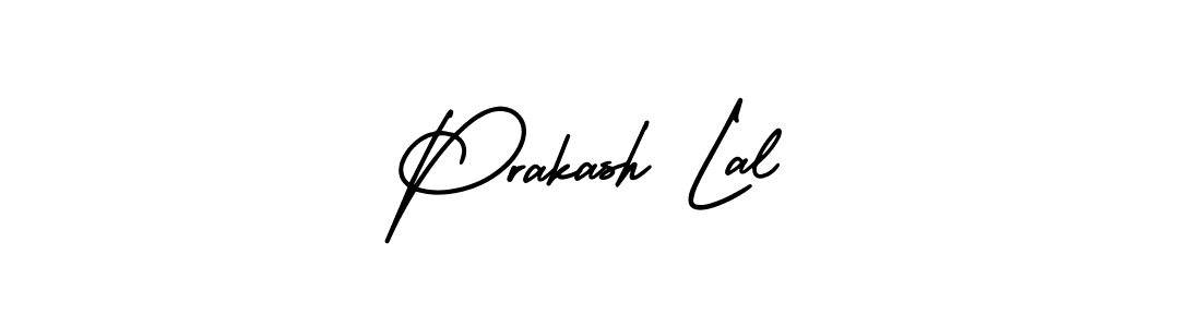 The best way (AmerikaSignatureDemo-Regular) to make a short signature is to pick only two or three words in your name. The name Prakash Lal include a total of six letters. For converting this name. Prakash Lal signature style 3 images and pictures png