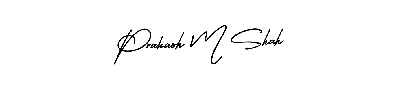 Prakash M Shah stylish signature style. Best Handwritten Sign (AmerikaSignatureDemo-Regular) for my name. Handwritten Signature Collection Ideas for my name Prakash M Shah. Prakash M Shah signature style 3 images and pictures png