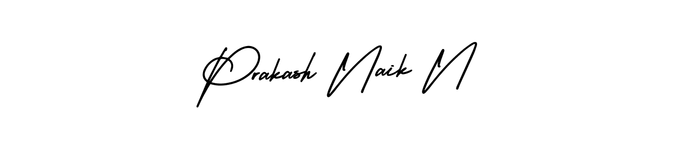 Make a short Prakash Naik N signature style. Manage your documents anywhere anytime using AmerikaSignatureDemo-Regular. Create and add eSignatures, submit forms, share and send files easily. Prakash Naik N signature style 3 images and pictures png