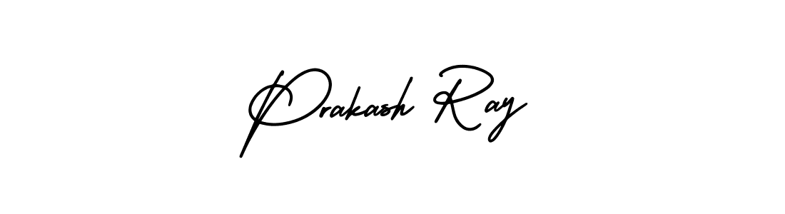 The best way (AmerikaSignatureDemo-Regular) to make a short signature is to pick only two or three words in your name. The name Prakash Ray include a total of six letters. For converting this name. Prakash Ray signature style 3 images and pictures png