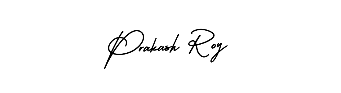 How to Draw Prakash Roy signature style? AmerikaSignatureDemo-Regular is a latest design signature styles for name Prakash Roy. Prakash Roy signature style 3 images and pictures png