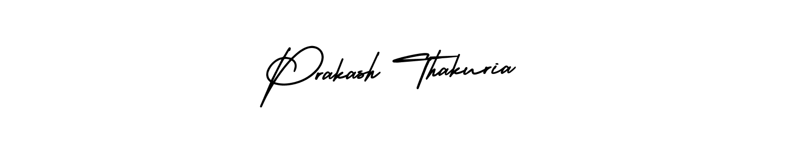 Use a signature maker to create a handwritten signature online. With this signature software, you can design (AmerikaSignatureDemo-Regular) your own signature for name Prakash Thakuria. Prakash Thakuria signature style 3 images and pictures png