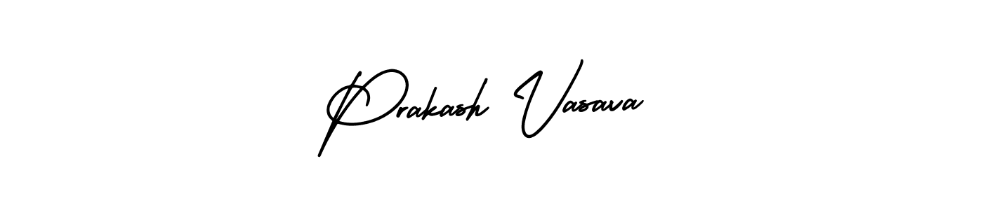 This is the best signature style for the Prakash Vasava name. Also you like these signature font (AmerikaSignatureDemo-Regular). Mix name signature. Prakash Vasava signature style 3 images and pictures png