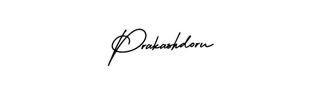 Design your own signature with our free online signature maker. With this signature software, you can create a handwritten (AmerikaSignatureDemo-Regular) signature for name Prakashdoru. Prakashdoru signature style 3 images and pictures png