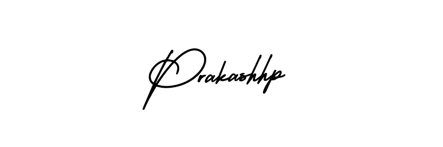 The best way (AmerikaSignatureDemo-Regular) to make a short signature is to pick only two or three words in your name. The name Prakashhp include a total of six letters. For converting this name. Prakashhp signature style 3 images and pictures png