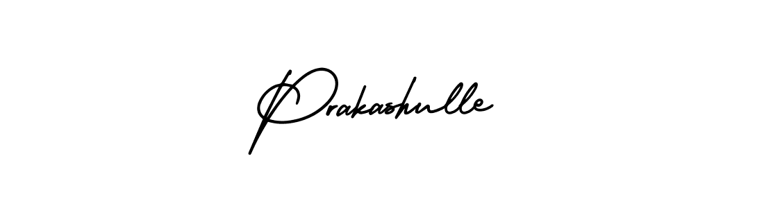 Make a beautiful signature design for name Prakashulle. With this signature (AmerikaSignatureDemo-Regular) style, you can create a handwritten signature for free. Prakashulle signature style 3 images and pictures png