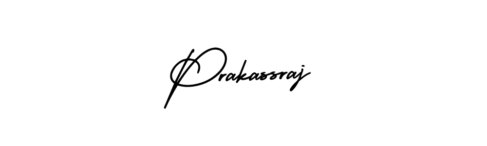 Use a signature maker to create a handwritten signature online. With this signature software, you can design (AmerikaSignatureDemo-Regular) your own signature for name Prakassraj. Prakassraj signature style 3 images and pictures png