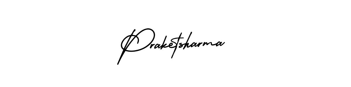 Make a beautiful signature design for name Praketsharma. With this signature (AmerikaSignatureDemo-Regular) style, you can create a handwritten signature for free. Praketsharma signature style 3 images and pictures png