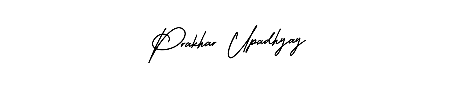 Prakhar Upadhyay stylish signature style. Best Handwritten Sign (AmerikaSignatureDemo-Regular) for my name. Handwritten Signature Collection Ideas for my name Prakhar Upadhyay. Prakhar Upadhyay signature style 3 images and pictures png