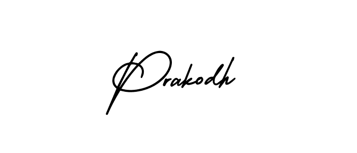 Also we have Prakodh name is the best signature style. Create professional handwritten signature collection using AmerikaSignatureDemo-Regular autograph style. Prakodh signature style 3 images and pictures png