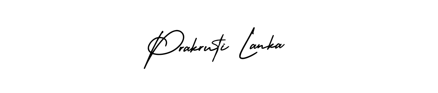 Make a beautiful signature design for name Prakruti Lanka. Use this online signature maker to create a handwritten signature for free. Prakruti Lanka signature style 3 images and pictures png