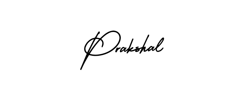 Use a signature maker to create a handwritten signature online. With this signature software, you can design (AmerikaSignatureDemo-Regular) your own signature for name Prakshal. Prakshal signature style 3 images and pictures png