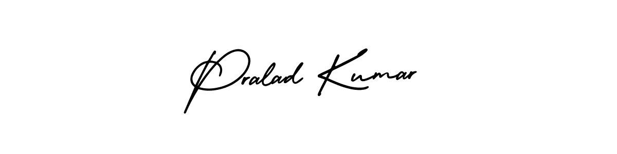 Also You can easily find your signature by using the search form. We will create Pralad Kumar name handwritten signature images for you free of cost using AmerikaSignatureDemo-Regular sign style. Pralad Kumar signature style 3 images and pictures png