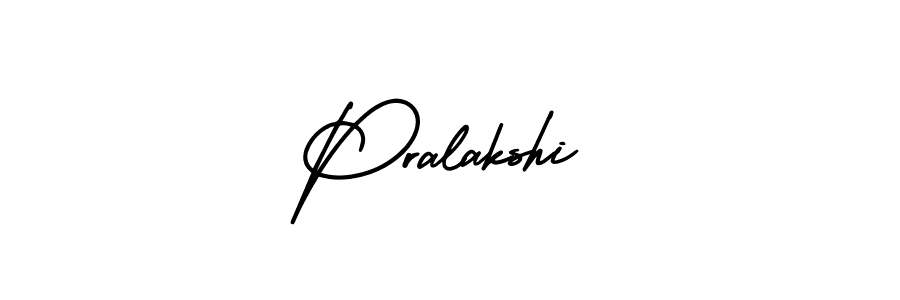 AmerikaSignatureDemo-Regular is a professional signature style that is perfect for those who want to add a touch of class to their signature. It is also a great choice for those who want to make their signature more unique. Get Pralakshi name to fancy signature for free. Pralakshi signature style 3 images and pictures png