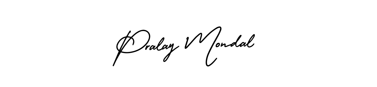 Check out images of Autograph of Pralay Mondal name. Actor Pralay Mondal Signature Style. AmerikaSignatureDemo-Regular is a professional sign style online. Pralay Mondal signature style 3 images and pictures png