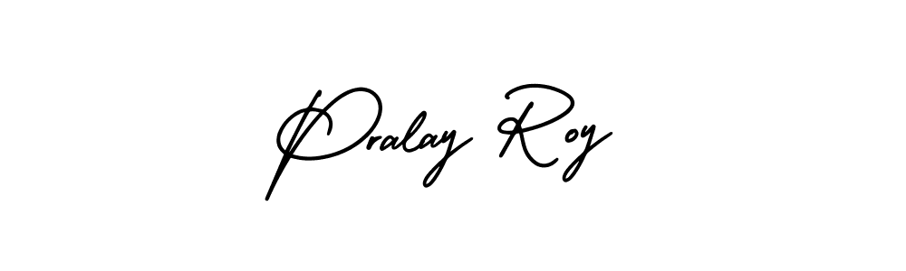 Best and Professional Signature Style for Pralay Roy. AmerikaSignatureDemo-Regular Best Signature Style Collection. Pralay Roy signature style 3 images and pictures png