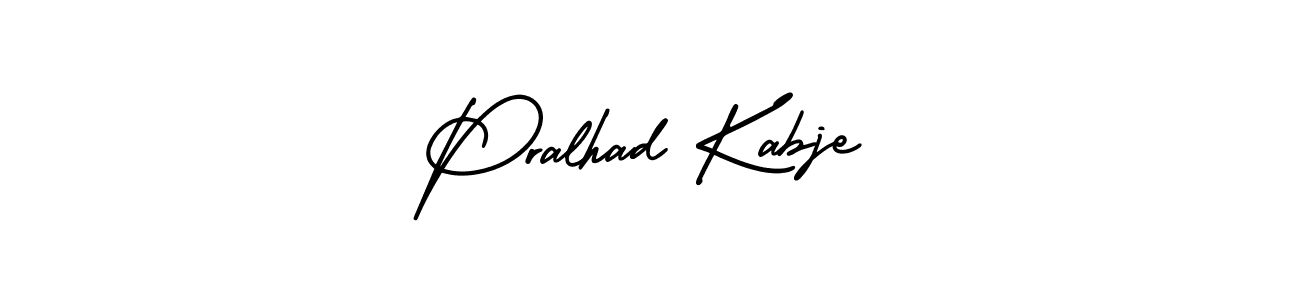 You can use this online signature creator to create a handwritten signature for the name Pralhad Kabje. This is the best online autograph maker. Pralhad Kabje signature style 3 images and pictures png