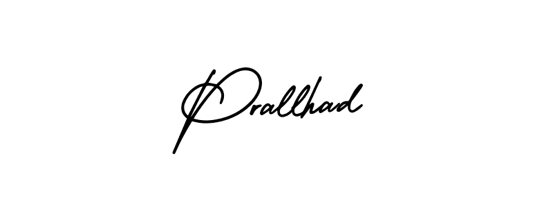 Best and Professional Signature Style for Prallhad. AmerikaSignatureDemo-Regular Best Signature Style Collection. Prallhad signature style 3 images and pictures png