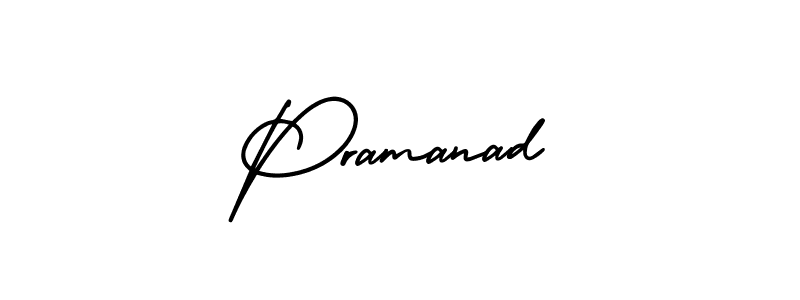 Make a beautiful signature design for name Pramanad. Use this online signature maker to create a handwritten signature for free. Pramanad signature style 3 images and pictures png