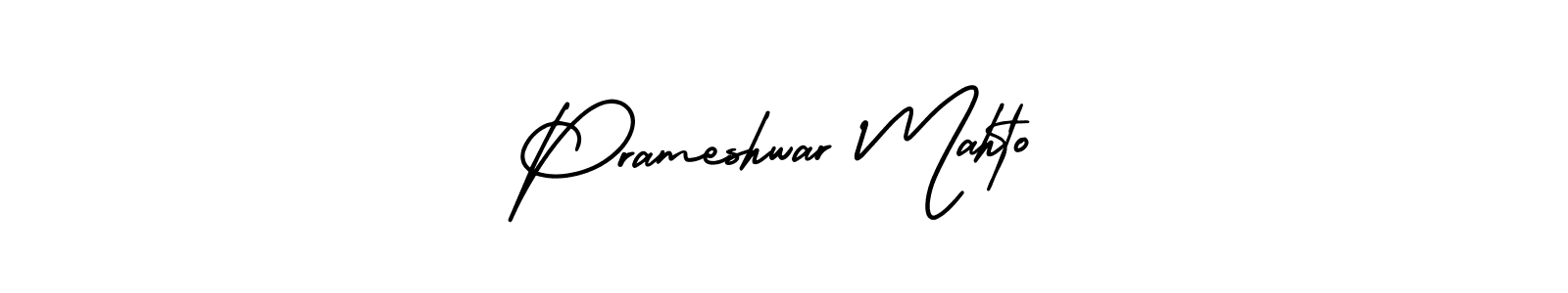 Best and Professional Signature Style for Prameshwar Mahto. AmerikaSignatureDemo-Regular Best Signature Style Collection. Prameshwar Mahto signature style 3 images and pictures png