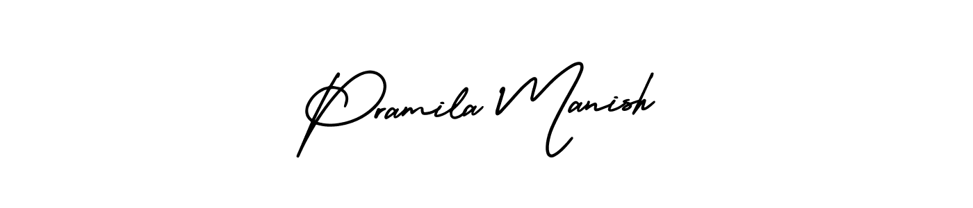 Here are the top 10 professional signature styles for the name Pramila Manish. These are the best autograph styles you can use for your name. Pramila Manish signature style 3 images and pictures png