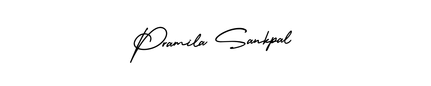 Best and Professional Signature Style for Pramila Sankpal. AmerikaSignatureDemo-Regular Best Signature Style Collection. Pramila Sankpal signature style 3 images and pictures png