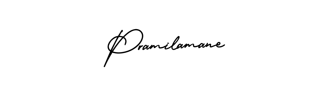 Best and Professional Signature Style for Pramilamane. AmerikaSignatureDemo-Regular Best Signature Style Collection. Pramilamane signature style 3 images and pictures png