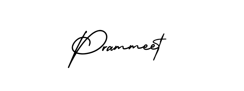 How to make Prammeet signature? AmerikaSignatureDemo-Regular is a professional autograph style. Create handwritten signature for Prammeet name. Prammeet signature style 3 images and pictures png