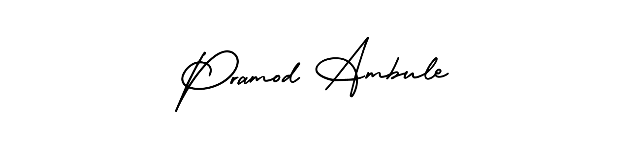 Check out images of Autograph of Pramod Ambule name. Actor Pramod Ambule Signature Style. AmerikaSignatureDemo-Regular is a professional sign style online. Pramod Ambule signature style 3 images and pictures png