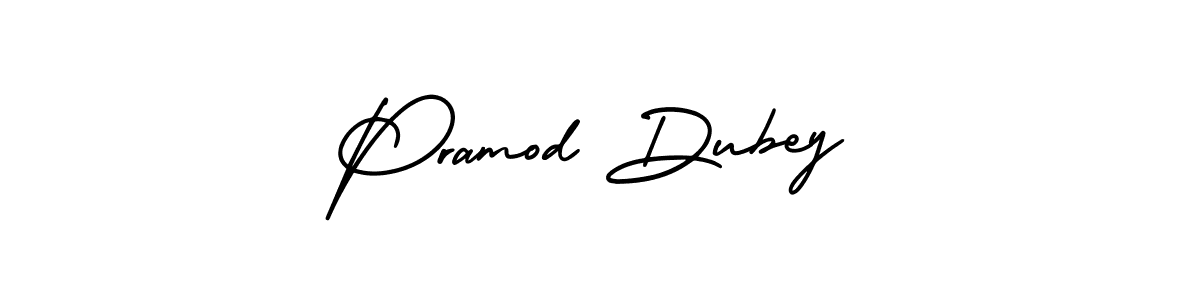 Pramod Dubey stylish signature style. Best Handwritten Sign (AmerikaSignatureDemo-Regular) for my name. Handwritten Signature Collection Ideas for my name Pramod Dubey. Pramod Dubey signature style 3 images and pictures png