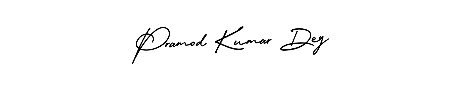 Design your own signature with our free online signature maker. With this signature software, you can create a handwritten (AmerikaSignatureDemo-Regular) signature for name Pramod Kumar Dey. Pramod Kumar Dey signature style 3 images and pictures png