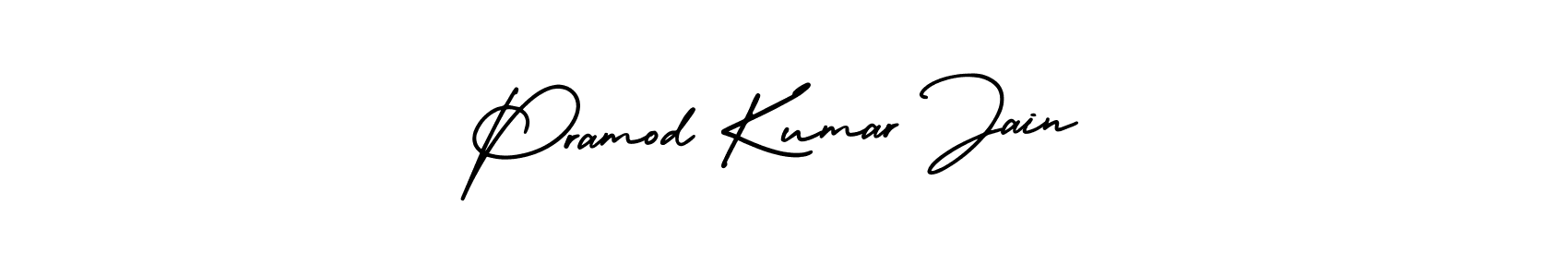 Pramod Kumar Jain stylish signature style. Best Handwritten Sign (AmerikaSignatureDemo-Regular) for my name. Handwritten Signature Collection Ideas for my name Pramod Kumar Jain. Pramod Kumar Jain signature style 3 images and pictures png