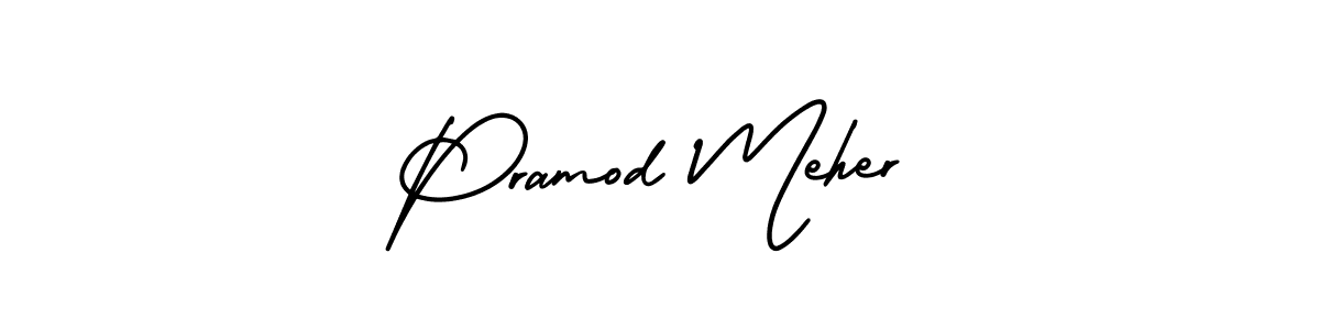 Also You can easily find your signature by using the search form. We will create Pramod Meher name handwritten signature images for you free of cost using AmerikaSignatureDemo-Regular sign style. Pramod Meher signature style 3 images and pictures png