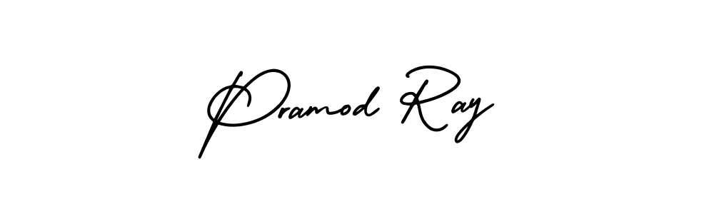 Use a signature maker to create a handwritten signature online. With this signature software, you can design (AmerikaSignatureDemo-Regular) your own signature for name Pramod Ray. Pramod Ray signature style 3 images and pictures png