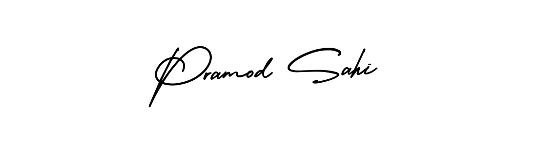 Also You can easily find your signature by using the search form. We will create Pramod Sahi name handwritten signature images for you free of cost using AmerikaSignatureDemo-Regular sign style. Pramod Sahi signature style 3 images and pictures png