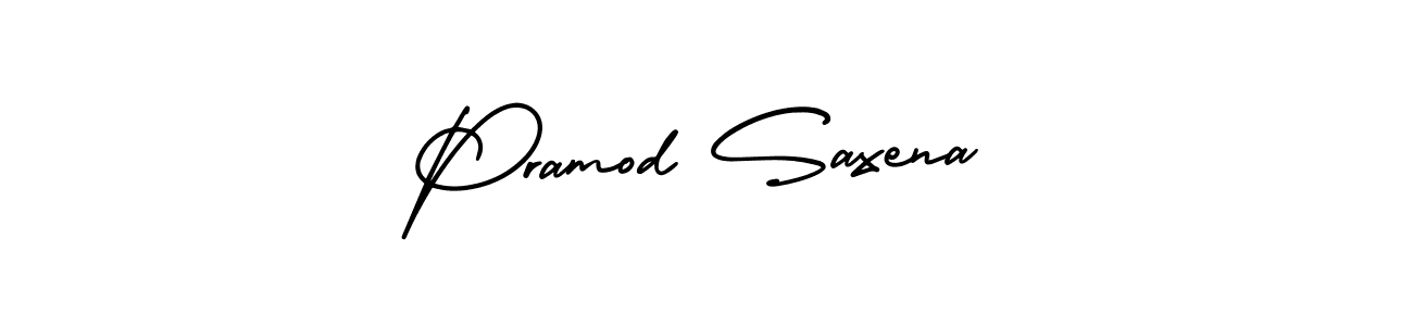 Use a signature maker to create a handwritten signature online. With this signature software, you can design (AmerikaSignatureDemo-Regular) your own signature for name Pramod Saxena. Pramod Saxena signature style 3 images and pictures png