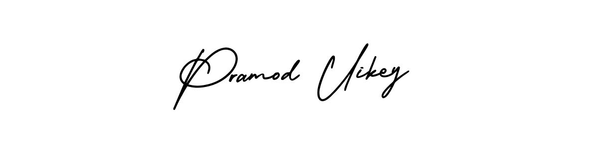 Similarly AmerikaSignatureDemo-Regular is the best handwritten signature design. Signature creator online .You can use it as an online autograph creator for name Pramod Uikey. Pramod Uikey signature style 3 images and pictures png