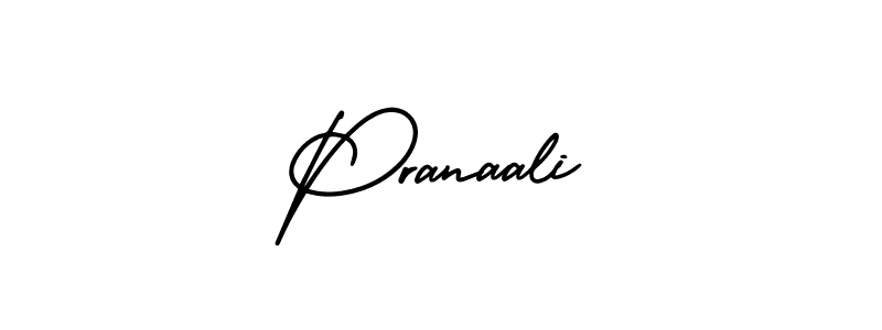 Create a beautiful signature design for name Pranaali. With this signature (AmerikaSignatureDemo-Regular) fonts, you can make a handwritten signature for free. Pranaali signature style 3 images and pictures png