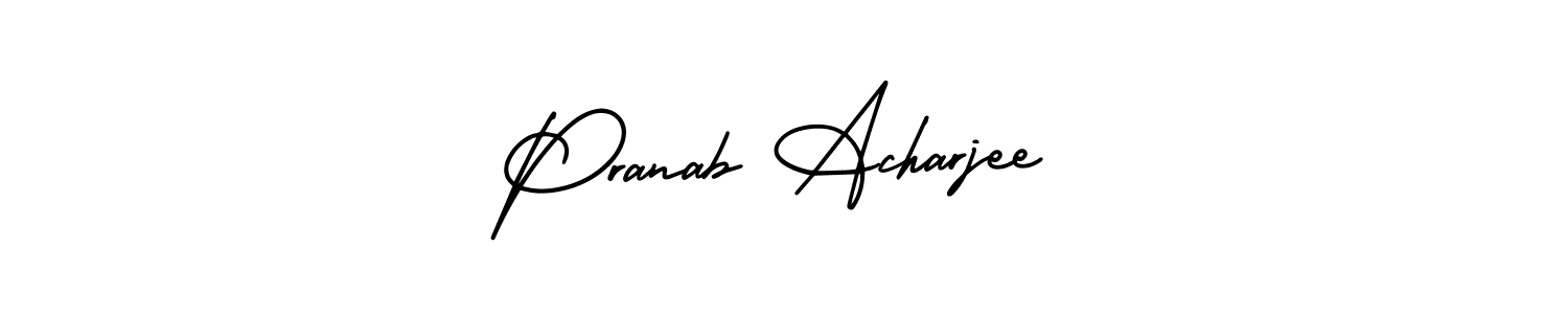 It looks lik you need a new signature style for name Pranab Acharjee. Design unique handwritten (AmerikaSignatureDemo-Regular) signature with our free signature maker in just a few clicks. Pranab Acharjee signature style 3 images and pictures png