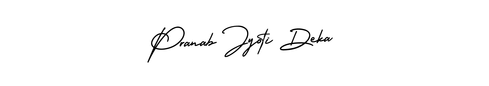 Make a short Pranab Jyoti Deka signature style. Manage your documents anywhere anytime using AmerikaSignatureDemo-Regular. Create and add eSignatures, submit forms, share and send files easily. Pranab Jyoti Deka signature style 3 images and pictures png