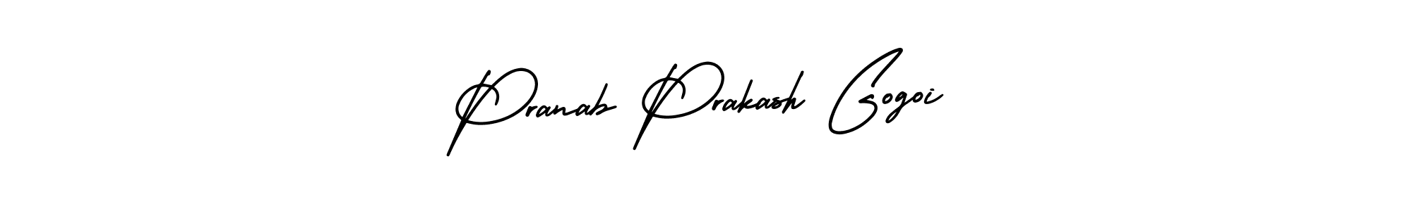 AmerikaSignatureDemo-Regular is a professional signature style that is perfect for those who want to add a touch of class to their signature. It is also a great choice for those who want to make their signature more unique. Get Pranab Prakash Gogoi name to fancy signature for free. Pranab Prakash Gogoi signature style 3 images and pictures png