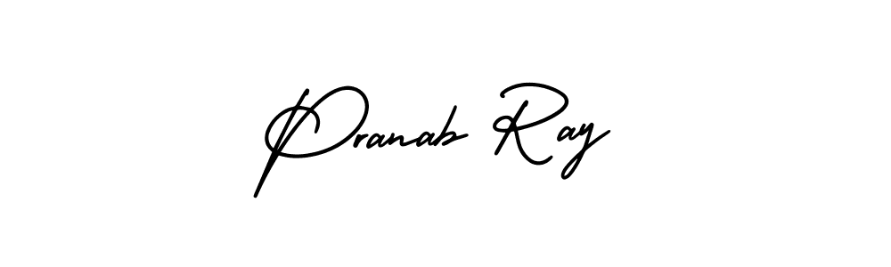 Design your own signature with our free online signature maker. With this signature software, you can create a handwritten (AmerikaSignatureDemo-Regular) signature for name Pranab Ray. Pranab Ray signature style 3 images and pictures png