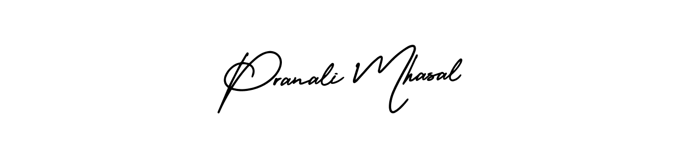 Best and Professional Signature Style for Pranali Mhasal. AmerikaSignatureDemo-Regular Best Signature Style Collection. Pranali Mhasal signature style 3 images and pictures png