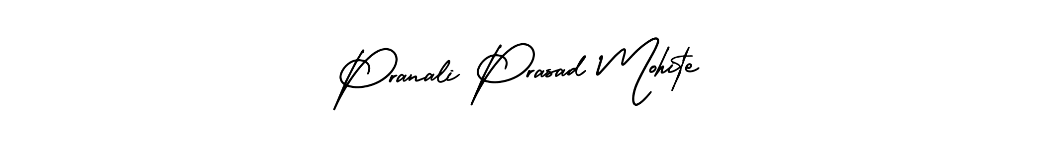 Also You can easily find your signature by using the search form. We will create Pranali Prasad Mohite name handwritten signature images for you free of cost using AmerikaSignatureDemo-Regular sign style. Pranali Prasad Mohite signature style 3 images and pictures png