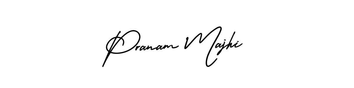 It looks lik you need a new signature style for name Pranam Majhi. Design unique handwritten (AmerikaSignatureDemo-Regular) signature with our free signature maker in just a few clicks. Pranam Majhi signature style 3 images and pictures png