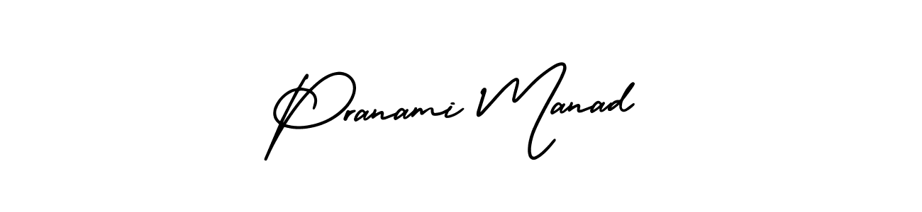 See photos of Pranami Manad official signature by Spectra . Check more albums & portfolios. Read reviews & check more about AmerikaSignatureDemo-Regular font. Pranami Manad signature style 3 images and pictures png