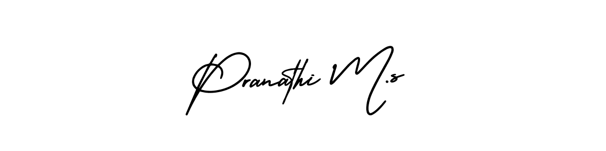 Once you've used our free online signature maker to create your best signature AmerikaSignatureDemo-Regular style, it's time to enjoy all of the benefits that Pranathi M.s name signing documents. Pranathi M.s signature style 3 images and pictures png