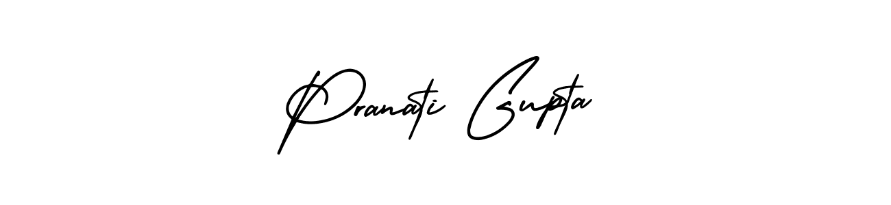 This is the best signature style for the Pranati Gupta name. Also you like these signature font (AmerikaSignatureDemo-Regular). Mix name signature. Pranati Gupta signature style 3 images and pictures png